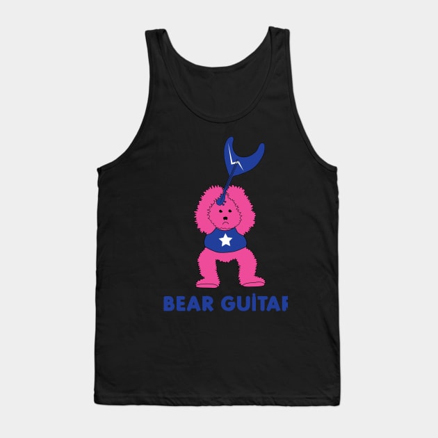 Bear Guitar Comedy Sketch Tank Top by CGD